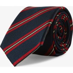 Finshley & Harding London - Krawat jedwabny męski, niebieski. Niebieskie krawaty męskie Finshley & Harding London, bez wzorów, z jedwabiu. Za 129,95 zł.