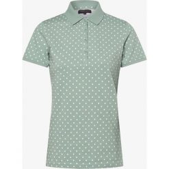Marie Lund - Damska koszulka polo, zielony. Zielone koszulki damskie xs, w kropki, z bawełny, casualowe, polo. Za 129,95 zł.