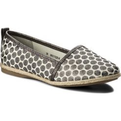 Espadryle JENNY FAIRY - WS17020-6 Srebrny. Białe espadryle damskie Jenny Fairy, z materiału, na obcasie. Za 59,99 zł.