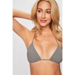 Emporio Armani - Biustonosz kąpielowy. Czarne stroje kąpielowe damskie Emporio Armani, s, bez wzorów, z elastanu. W wyprzedaży za 179,90 zł.