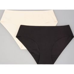 Bezszwowe majtki 2 pack - Czarny. Czarne majtki damskie Reserved, s. Za 39,99 zł.
