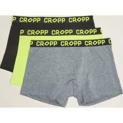 3 pack bokserek - Zielony. Zielone bokserki męskie Cropp, bez wzorów. Za 59,99 zł.