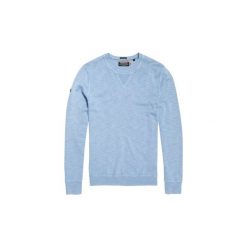 Bluzy Superdry Garment Dyed L.A. Crew. Niebieskie bluzy męskie Superdry, s, bez wzorów, bez kołnierzyka, bez rękawów, bez kaptura. Za 232,13 zł.