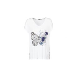 T-shirty z krótkim rękawem Desigual YUTA. Szare t-shirty damskie marki Desigual, l, z tkaniny, casualowe, z długim rękawem. Za 194,25 zł.