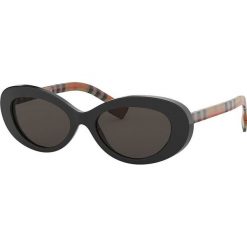 Burberry - Okulary BE4278. Czarne okulary przeciwsłoneczne damskie marki Burberry, owalne. Za 769,90 zł.