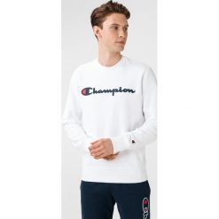 Champion Bluza Biały. Białe bluzy męskie Champion, l, z haftami, z bawełny, bez kołnierzyka, bez rękawów, bez kaptura. Za 285,95 zł.