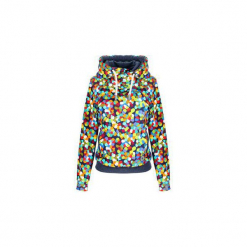 Bluza Power of Color. Szare bluzy z kieszeniami damskie marki Dreslove, m, w kolorowe wzory, z jeansu. Za 249,00 zł.