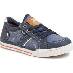 Sneakersy XTI - 57165 Navy. Niebieskie trampki chłopięce Xti, bez wzorów, ze skóry ekologicznej, na sznurówki. Za 169,00 zł.