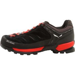 Salewa MS MTN TRAINER Półbuty trekkingowe black out/bergot. Czarne buty trekkingowe męskie Salewa, ze skóry, bez zapięcia, outdoorowe. Za 719,00 zł.