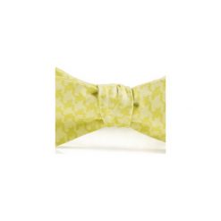 Mucha wiązana LIMONKA. Zielone muszki męskie marki HisOutfit, bez wzorów, z materiału, wizytowe. Za 89,00 zł.