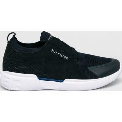 Tommy Hilfiger - Buty. Niebieskie sneakersy męskie TOMMY HILFIGER, na sznurówki. W wyprzedaży za 299,90 zł.