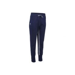 Spodnie tenisowe Warm F500 damskie. Niebieskie spodnie damskie marki ARTENGO, xs, z elastanu. Za 59,99 zł.