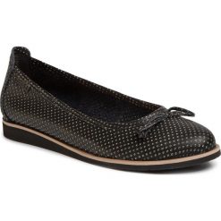 Baleriny NESSI - 77706 Czarny 1_2. Czarne baleriny damskie Nessi, bez wzorów, ze skóry, bez obcasa. Za 239,00 zł.