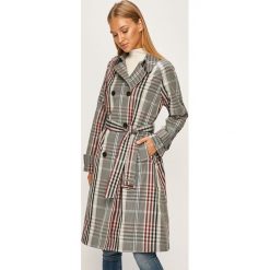 Tommy Hilfiger - Trencz. Szare kurtki damskie TOMMY HILFIGER, s, w paski, z poliesteru. Za 1299,00 zł.