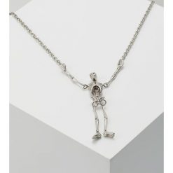 Vivienne Westwood SKELETON LONG NECKLACE Naszyjnik black enamel. Szare naszyjniki damskie marki Vivienne Westwood. Za 529,00 zł.