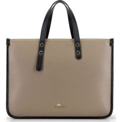 Torba na laptopa. Brązowe torby na laptopa Wittchen, w paski, ze skóry, eleganckie. Za 729,90 zł.
