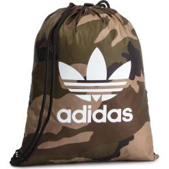 Plecak adidas - Gymsack Camo DV2475 Blacar/White. Pomarańczowe plecaki męskie Adidas, bez wzorów, z materiału, sportowe. Za 79,95 zł.