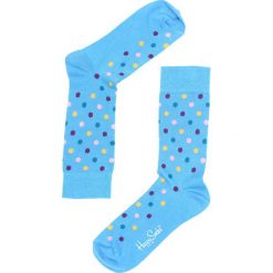 Skarpetki damskie: Niebieskie Skarpetki Dot Happy Socks