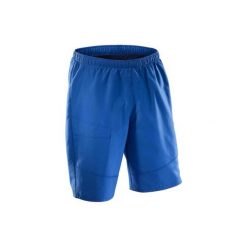 Szorty na rower MTB ST 100 męskie. Niebieskie spodenki i szorty męskie marki ROCKRIDER, xl, bez wzorów, z elastanu, rowerowe. Za 39,99 zł.