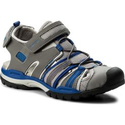 Sandały męskie skórzane: Sandały GEOX – J Borealis B.C D J720RC 05014 C0069 Grey/Royal