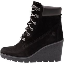 Timberland PARIS HEIGHT 6IN Botki na obcasie black. Czarne botki damskie na obcasie marki Timberland, z materiału. Za 629,00 zł.