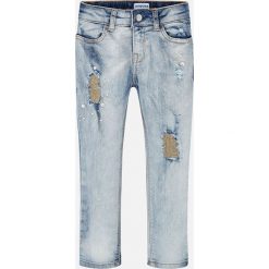 Mayoral - Jeansy dziecięce 104-134 cm. Niebieskie jeansy dziewczęce marki Mayoral, z elastanu. Za 134,90 zł.