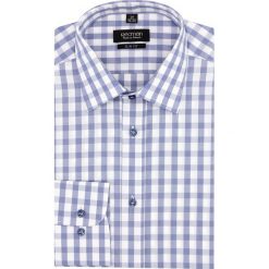 Koszula versone 2706 długi rękaw slim fit niebieski. Niebieskie koszule męskie Recman, m. Za 89,99 zł.