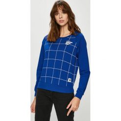 G-Star Raw - Bluzka. Niebieskie bluzki damskie G-Star RAW, s, z nadrukiem, z bawełny, retro, z okrągłym kołnierzem, bez rękawów. W wyprzedaży za 159,90 zł.
