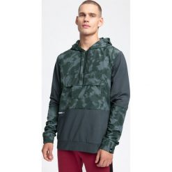 Bluza męska BLM264 - ciemny szary. Szare bluzy męskie 4f, m, bez wzorów, z dzianiny, z kapturem, bez rękawów, z kapturem. W wyprzedaży za 79,99 zł.