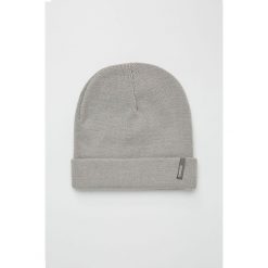 Answear - Czapka. Szare czapki damskie ANSWEAR, na zimę, z dzianiny. W wyprzedaży za 29,90 zł.