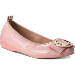 Baleriny LA BALLERINA - 20010-188C Vero Rosa. Różowe baleriny damskie La Ballerina, bez wzorów, ze skóry, klasyczne, bez obcasa. W wyprzedaży za 249,00 zł.