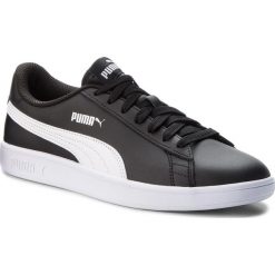 Sneakersy PUMA - Smash V2 L 365215 04 Puma Black/Puma White. Czarne sneakersy damskie Puma, ze skóry ekologicznej. Za 249,99 zł.