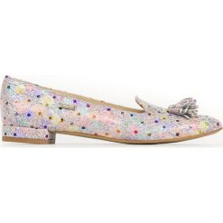 Kolorowe baleriny w szpic - skóra naturalna - model 045 - kolor pawie oczko. Szare baleriny damskie Zapato, bez wzorów, z jeansu, klasyczne, bez obcasa, na obcasie. W wyprzedaży za 239,20 zł.
