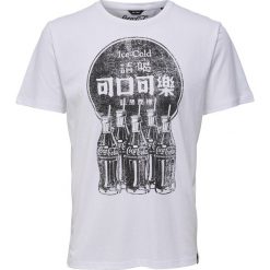 T-shirty męskie: T-shirt z okrągłym dekoltem z napisem Coca-Cola