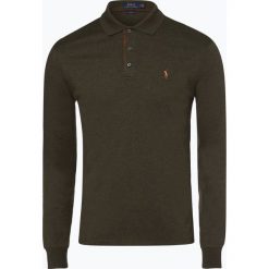 Polo Ralph Lauren - Męska koszulka polo – Slim fit, beżowy. Brązowe koszulki polo Polo Ralph Lauren, l, z bawełny, z długim rękawem. Za 529,95 zł.