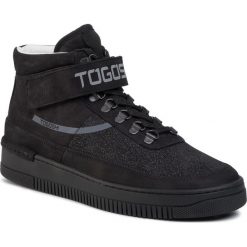 Sneakersy TOGOSHI - TG-12-03-000101 401. Czarne sneakersy męskie Togoshi, na co dzień, bez wzorów, ze skóry, bez zapięcia. W wyprzedaży za 299,00 zł.