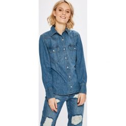 Calvin Klein Jeans - Koszula. Niebieskie koszule body damskie marki Calvin Klein Jeans, s, z bawełny, casualowe, button down. W wyprzedaży za 239,90 zł.