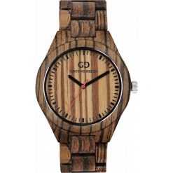 Zegarek Giacomo Design Drewniany męski GD08303. Brązowe zegarki męskie marki Giacomo Design. Za 487,99 zł.