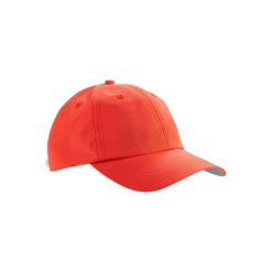 Czapka z daszkiem do golfa. Czerwone czapki z daszkiem damskie marki INESIS, z materiału. Za 19,99 zł.