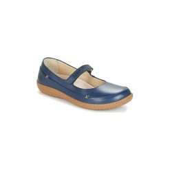 Derby Birkenstock IONA. Niebieskie półbuty damskie Birkenstock, bez wzorów, bez obcasa, bez zapięcia. W wyprzedaży za 405,30 zł.