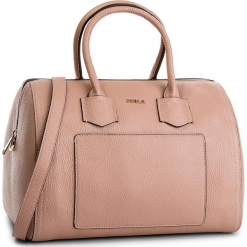 Torebka FURLA - Alba 984387 B BTE2 HSF Moonstone. Czerwone torebki klasyczne damskie Furla, ze skóry, duże, zdobione. W wyprzedaży za 1219,00 zł.