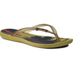 Japonki IPANEMA - Wave Tropical Fem 82119 Yellow/Yellow 21488. Żółte klapki damskie marki Ipanema, bez wzorów, z tworzywa sztucznego, bez obcasa. Za 65,00 zł.
