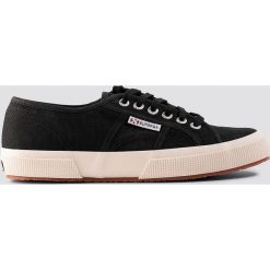 Superga Tenisówki Cotu Classic 2750 - Black. Czarne trampki i tenisówki damskie Superga, bez wzorów, z gumy, na sznurówki. Za 283,95 zł.