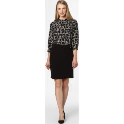 Comma - Sukienka damska, czarny. Czarne sukienki damskie comma, z nadrukiem, eleganckie, bez kołnierzyka, bez rękawów, ołówkowe. Za 649,95 zł.
