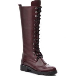 Kozaki BALDACCINI - 104800-N Zacapa Bordo. Czerwone buty zimowe damskie Baldaccini, ze skóry. W wyprzedaży za 399,00 zł.