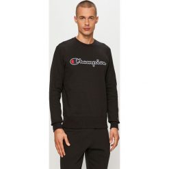 Champion - Bluza. Niebieskie bluzy męskie Champion, s, z aplikacjami, z bawełny, z okrągłym kołnierzem, bez rękawów, bez kaptura. Za 299,90 zł.