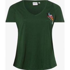 Junarose - T-shirt damski – Jrbirdy, zielony. Zielone t-shirty damskie Junarose, z haftami, bez kołnierzyka. Za 119,95 zł.