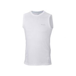 Koszulka Columbia Coolest Cool M (AM6578-100). Pomarańczowe koszulki męskie Columbia, s, bez wzorów, ze skóry, bez kołnierzyka, bez rękawów. Za 59,99 zł.
