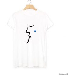 Twarz Face Picasso T-Shirt Koszulka Biała Czarna. Białe bralety Pakamera, l, z bawełny. Za 79,00 zł.