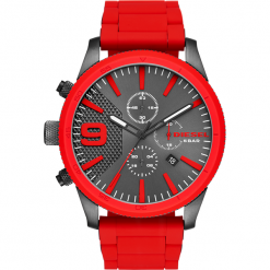 Zegarek DIESEL - Rasp Chrono 50Mm DZ4448 Red/Red. Czerwone zegarki męskie Diesel. Za 1099,00 zł.